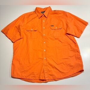 Polo Ralph Lauren 100% Cotton Safari Style Shirt Orange Size XXL Lightweight